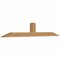 Ekena Millwork Portland Timber Gable Bracket, Western Red Cedar, 108"W x 18"H x 5 1/2"D x 5 1/2"F, 4/12 Pitch GBW108X18X0606POR00SWR - alternate 2